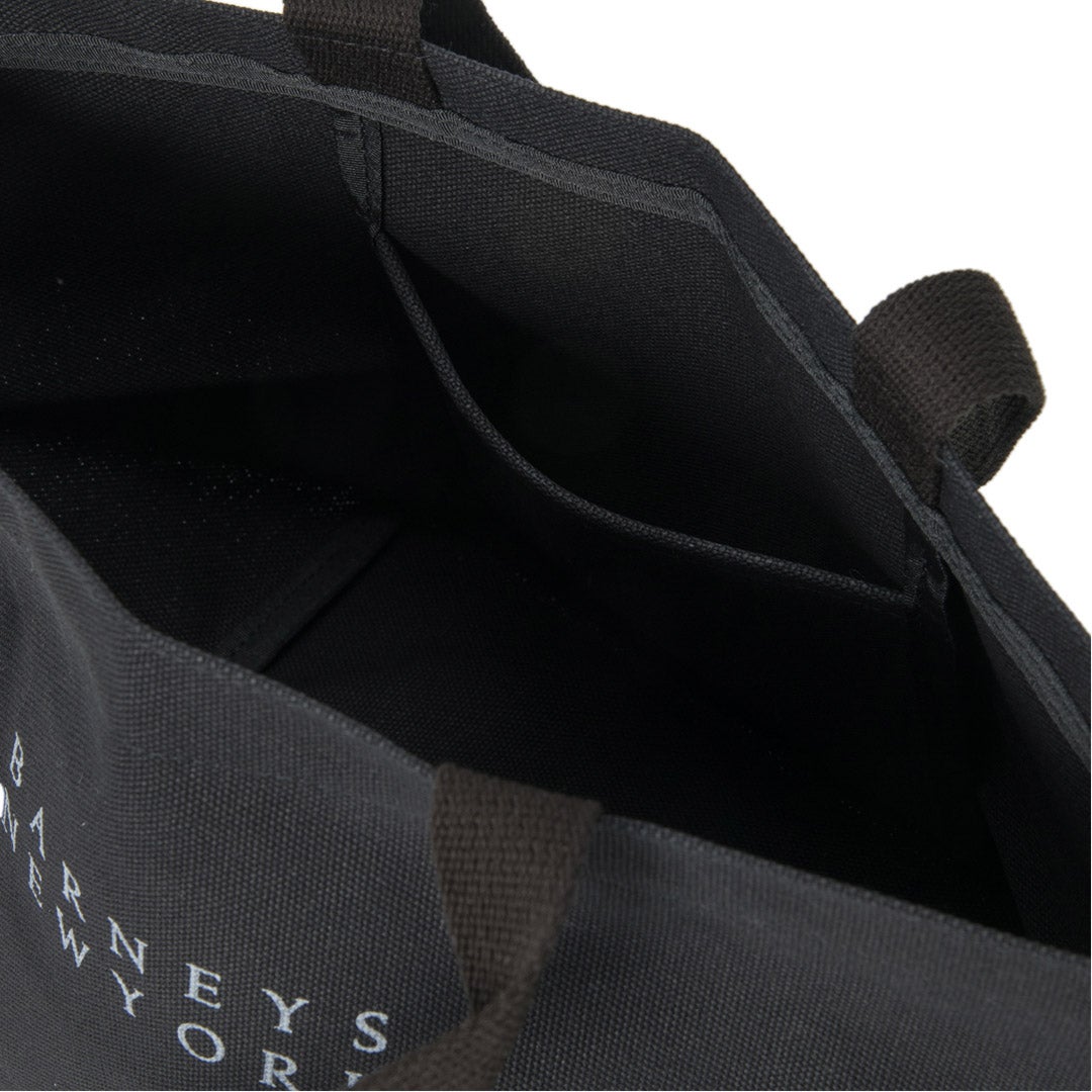 バーニーズ ニューヨーク BARNEYS NEW YORK メンズ レディース ユニセックス キャンバストートバッグ XBMG629F ブラック 詳細3