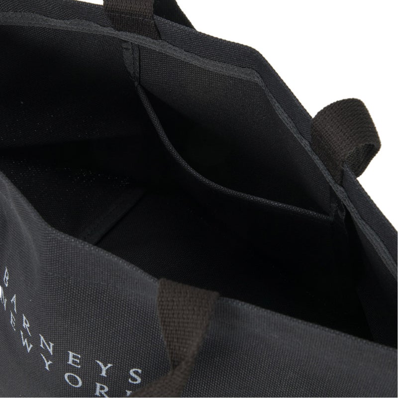 バーニーズ ニューヨーク BARNEYS NEW YORK メンズ レディース ユニセックス キャンバストートバッグ XBMG629F ブラック 詳細3