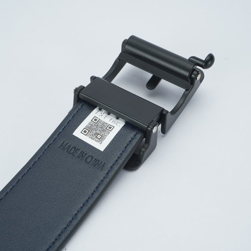 [パーリーゲイツ] PEARLY GATES ユニセックス フリーバックルレザーBELT PAMG644F　ネイビー　詳細1