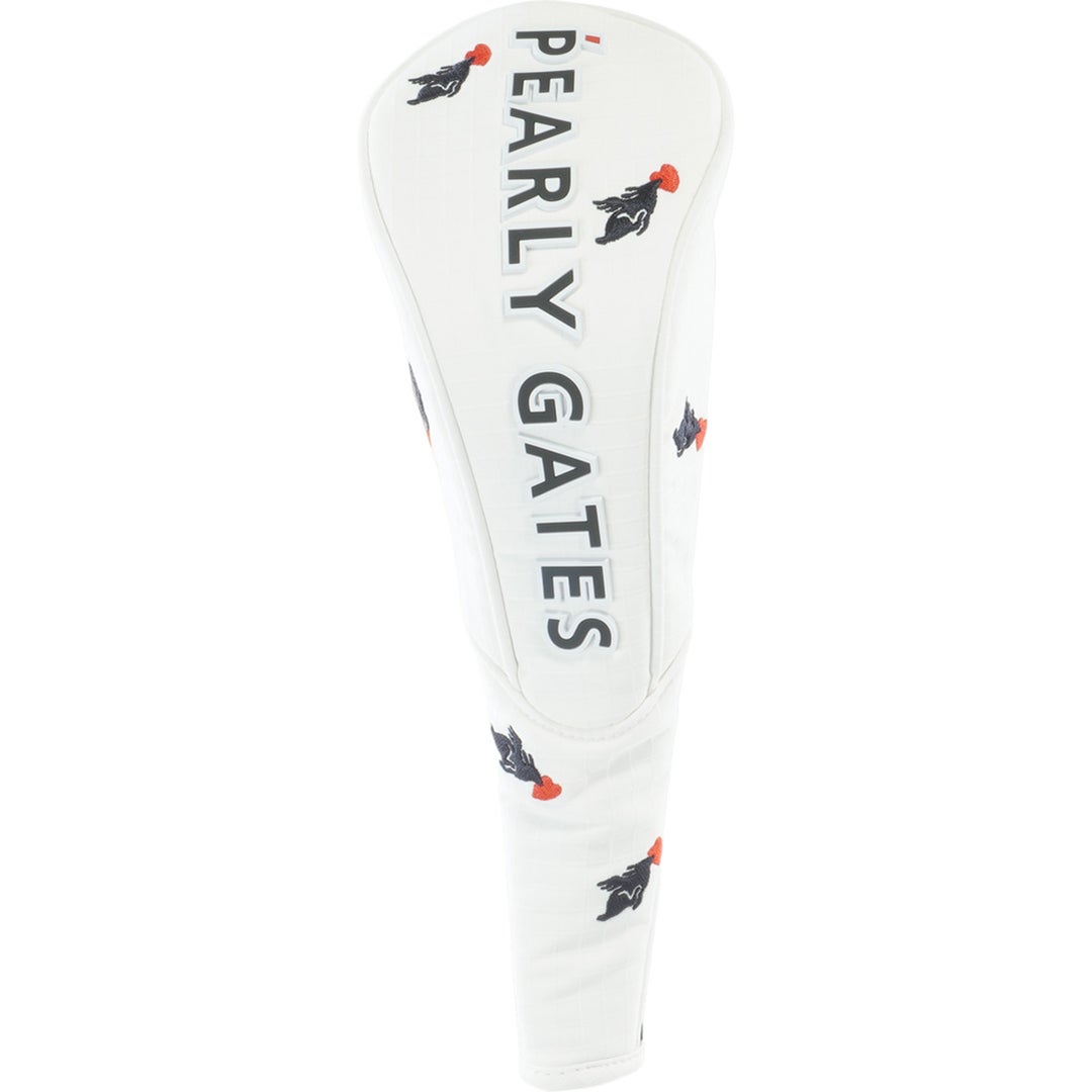 [パーリーゲイツ] PEARLY GATES ユニセックス トビウサハート柄スタンドFW PAMG689F オフホワイト　詳細