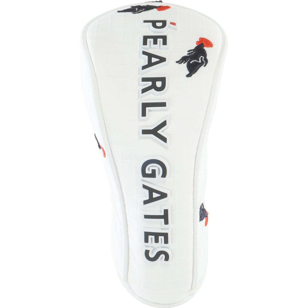 [パーリーゲイツ] PEARLY GATES ユニセックス トビウサハート柄スタンドUT PAMG68AF　オフホワイト　詳細