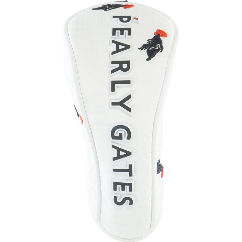 [パーリーゲイツ] PEARLY GATES ユニセックス トビウサハート柄スタンドUT PAMG68AF　オフホワイト　詳細