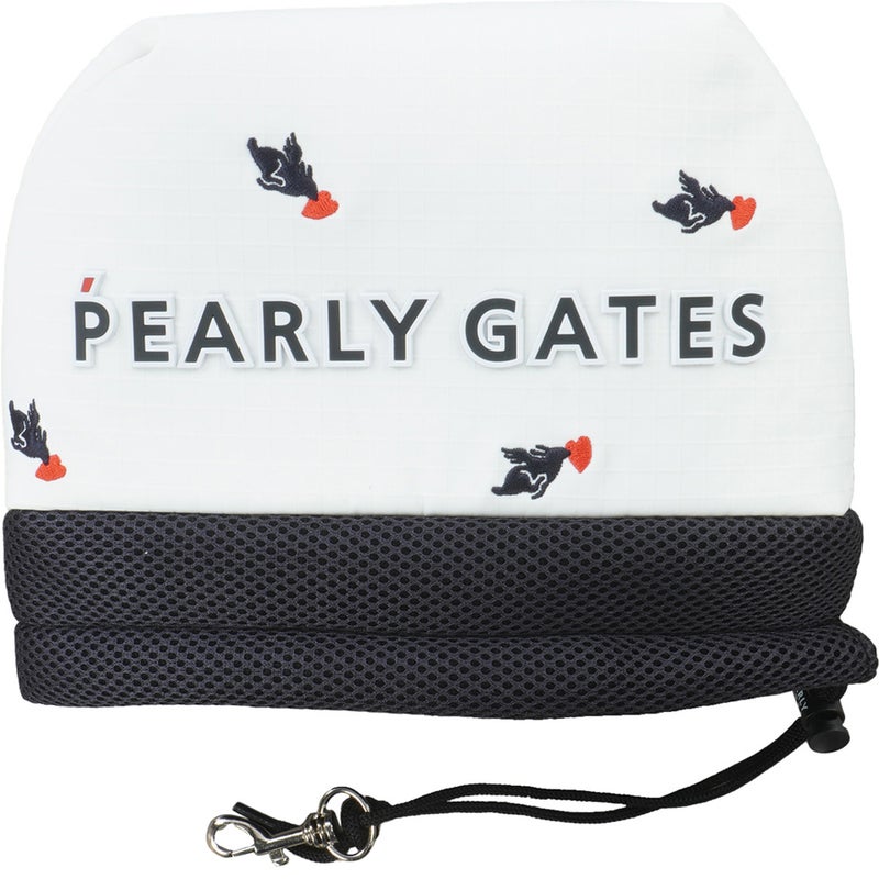 [パーリーゲイツ] PEARLY GATES ユニセックス トビウサハート柄スタンドIC PAMG68DF　オフホワイト　詳細
