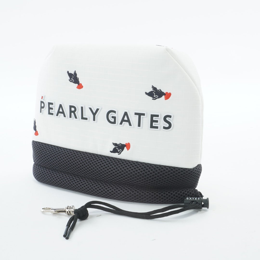 [パーリーゲイツ] PEARLY GATES ユニセックス トビウサハート柄スタンドIC PAMG68DF　オフホワイト　詳細3