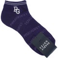 [パーリーゲイツ] PEARLY GATES メンズ ランダムロゴアンクルSOX PAMG69BF パープル　詳細