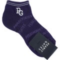 [パーリーゲイツ] PEARLY GATES レディース ランダムロゴアンクルSOX PAMG69CF パープル　詳細