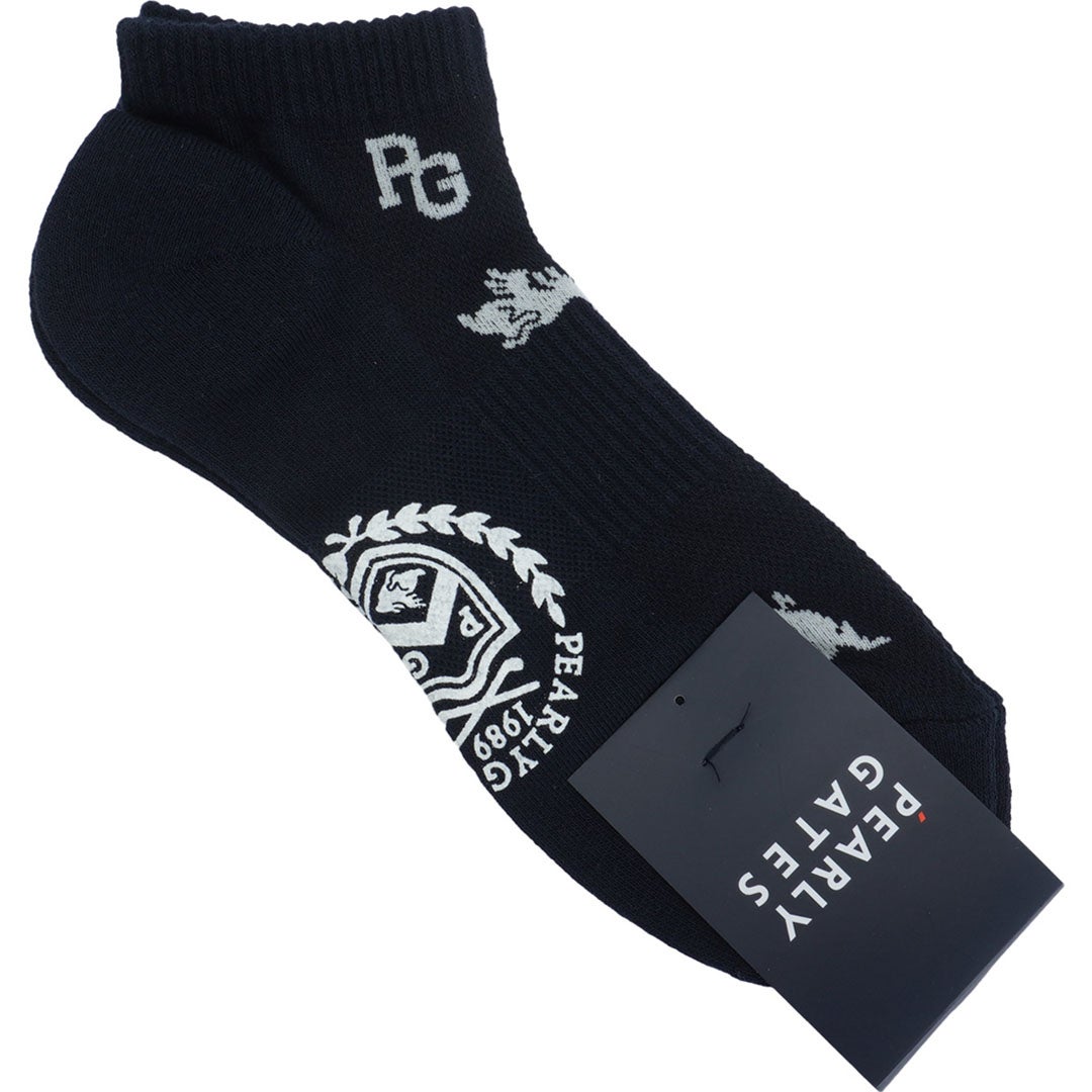 [パーリーゲイツ] PEARLY GATES メンズ ウサギ総柄アンクルSOX PAMG69FF ネイビー　詳細