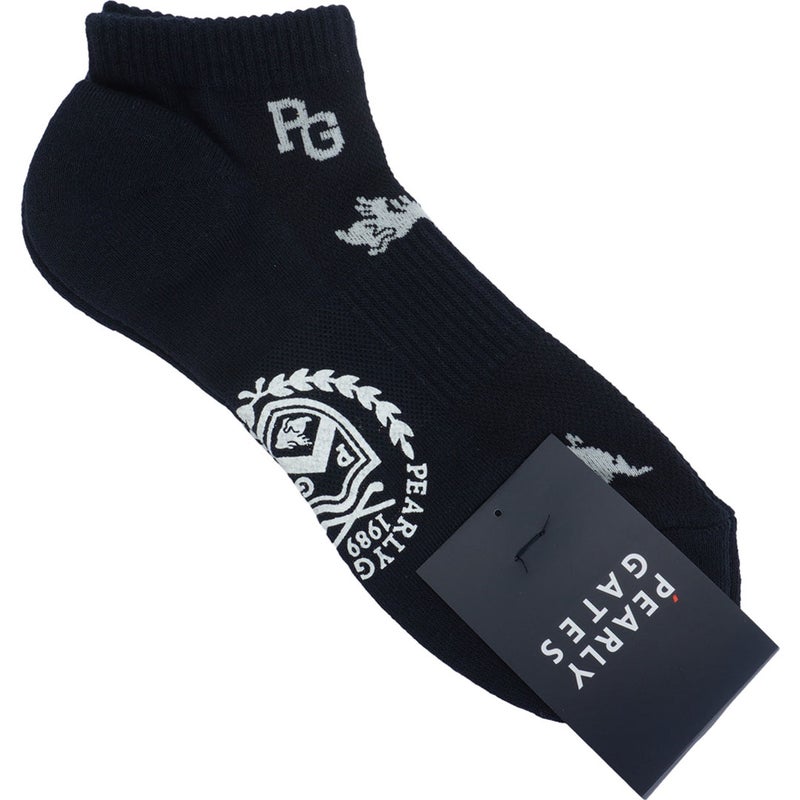 [パーリーゲイツ] PEARLY GATES メンズ ウサギ総柄アンクルSOX PAMG69FF ネイビー　詳細