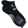 [パーリーゲイツ] PEARLY GATES レディース ウサギ総柄梵天付キアンクルSOX PAMG69GF ネイビー　詳細