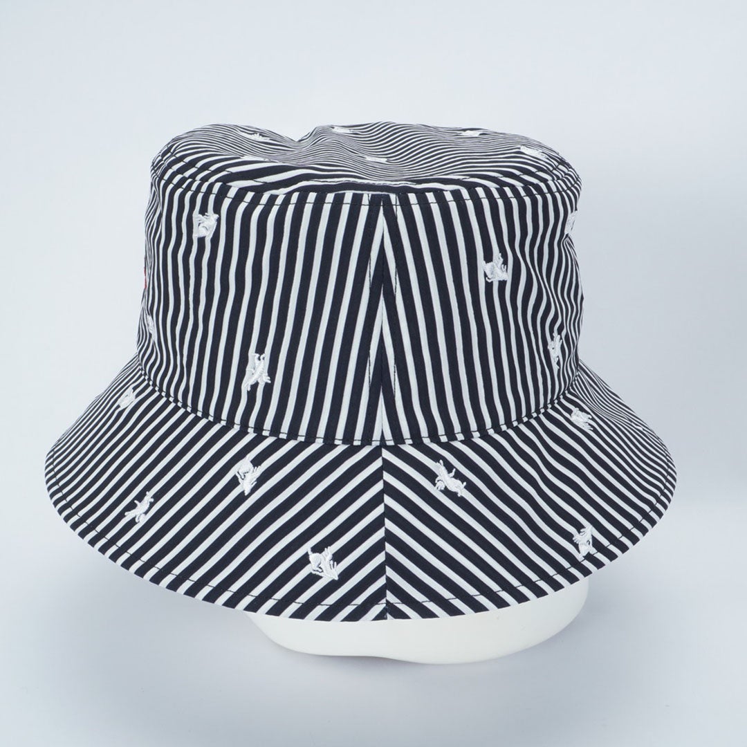 [パーリーゲイツ] PEARLY GATES ユニセックス 酔ッ払イウサギバケットHAT PAMG6ADF　ディープブルー　詳細1