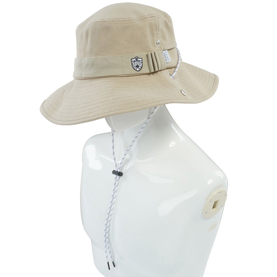 [パーリーゲイツ] PEARLY GATES ユニセックス サファリHAT PAMG6AFF　ベージュ　詳細