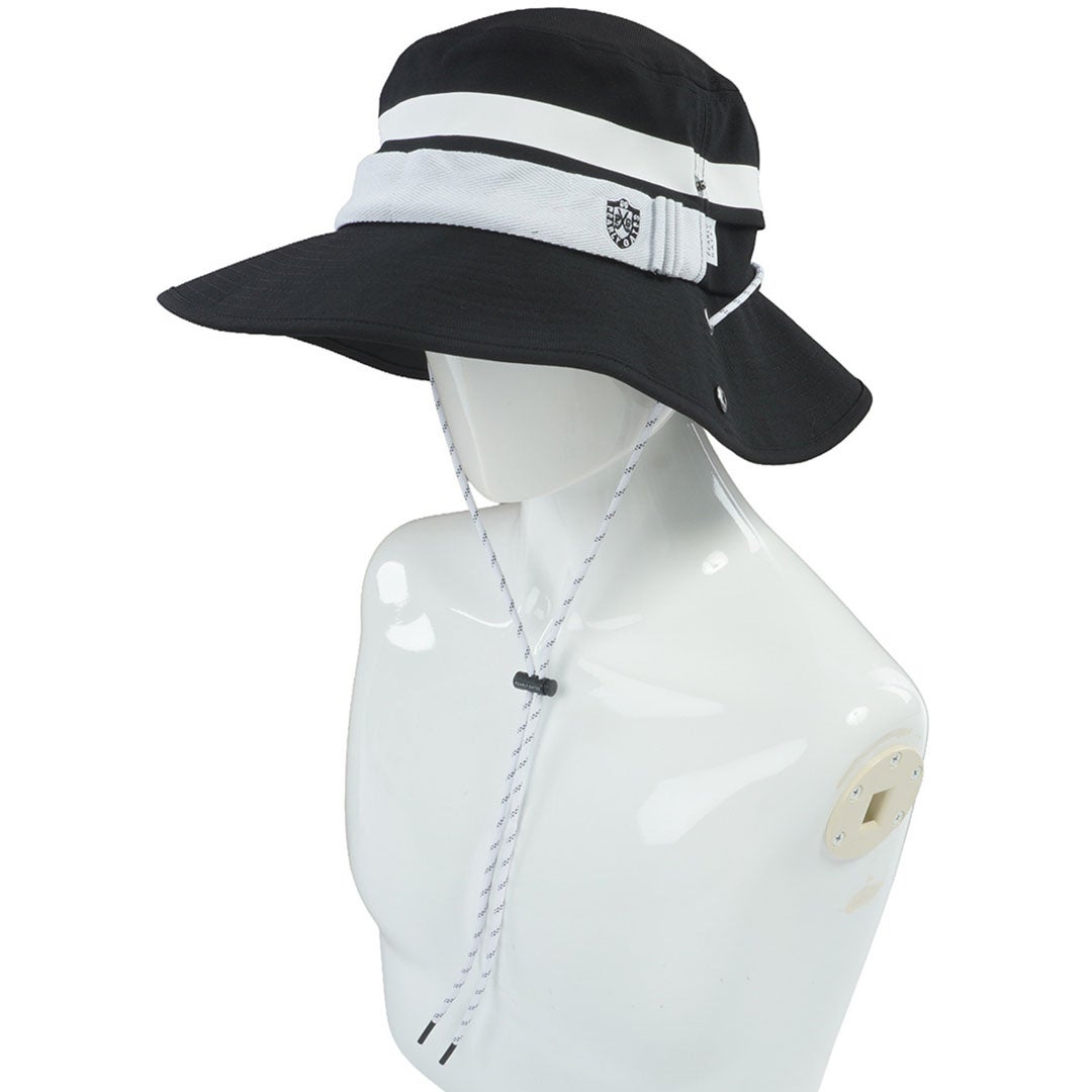 [パーリーゲイツ] PEARLY GATES ユニセックス サファリHAT PAMG6AFF　ディープブルー　詳細